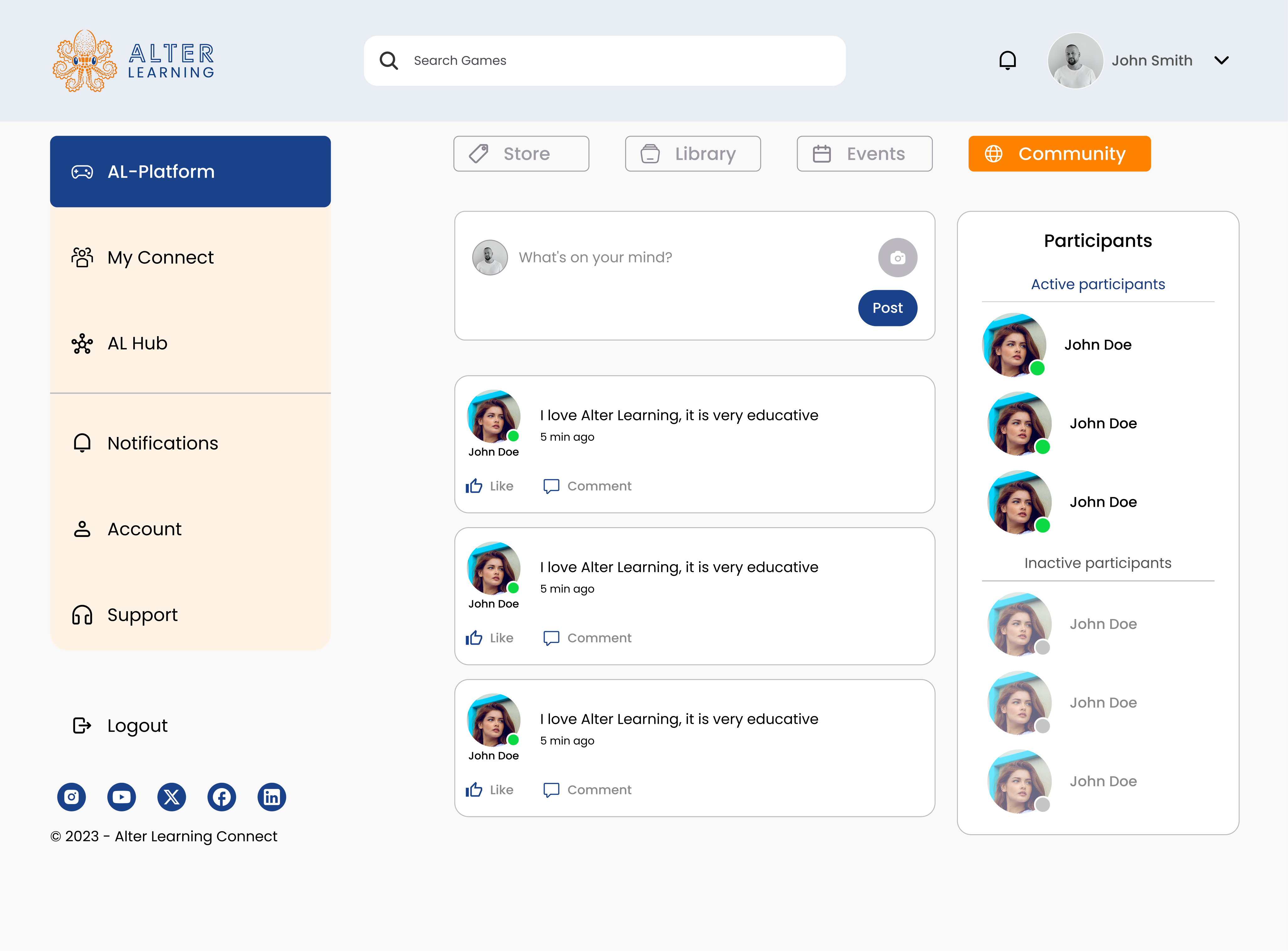 Community as a Supporting Layer